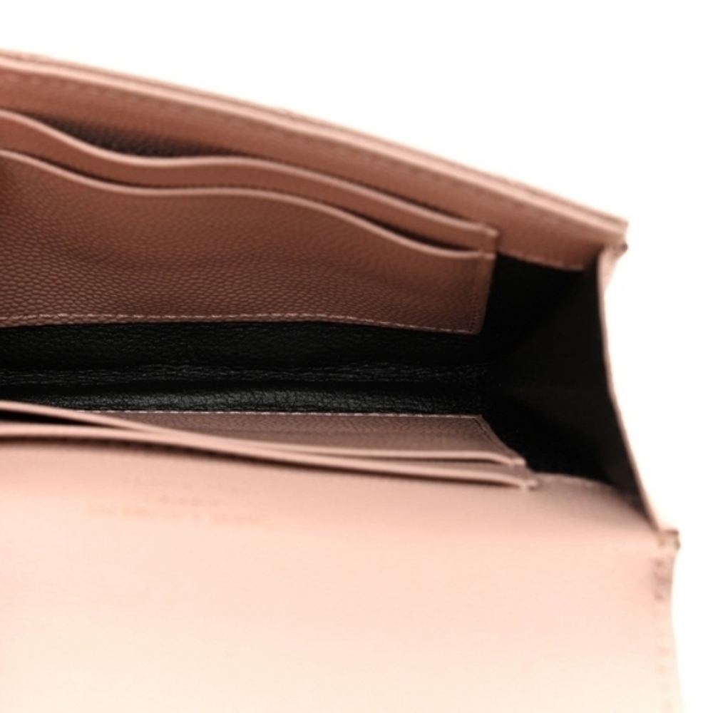 Saint Laurent Cassandre PINK Envelope Wallet YSL AUTHENTIC - Picture 6 of 13